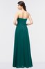 ColsBM Marlee Shaded Spruce Modest A-line Sleeveless Zip up Floor Length Plainness Bridesmaid Dresses
