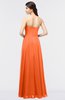 ColsBM Marlee Tangerine Modest A-line Sleeveless Zip up Floor Length Plainness Bridesmaid Dresses