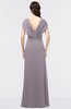 ColsBM Cecilia Cameo Modern A-line Short Sleeve Zip up Floor Length Ruching Bridesmaid Dresses