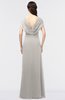ColsBM Cecilia Hushed Violet Modern A-line Short Sleeve Zip up Floor Length Ruching Bridesmaid Dresses