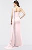 ColsBM Helena Blush Elegant Asymmetric Neckline Sleeveless Zip up Floor Length Bridesmaid Dresses