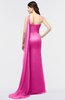 ColsBM Helena Hot Pink Elegant Asymmetric Neckline Sleeveless Zip up Floor Length Bridesmaid Dresses