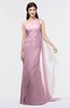 ColsBM Helena Lilas Elegant Asymmetric Neckline Sleeveless Zip up Floor Length Bridesmaid Dresses