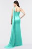 ColsBM Helena Mint Green Elegant Asymmetric Neckline Sleeveless Zip up Floor Length Bridesmaid Dresses