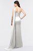 ColsBM Helena Platinum Elegant Asymmetric Neckline Sleeveless Zip up Floor Length Bridesmaid Dresses