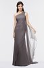 ColsBM Helena Sparrow Elegant Asymmetric Neckline Sleeveless Zip up Floor Length Bridesmaid Dresses