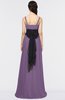 ColsBM Piper Chinese Violet Plain A-line Spaghetti Zip up Floor Length Bow Bridesmaid Dresses