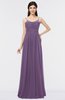 ColsBM Abril Chinese Violet Classic Spaghetti Sleeveless Zip up Floor Length Appliques Bridesmaid Dresses