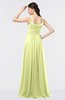 ColsBM Abril Lime Green Classic Spaghetti Sleeveless Zip up Floor Length Appliques Bridesmaid Dresses
