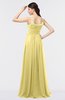 ColsBM Abril Misted Yellow Classic Spaghetti Sleeveless Zip up Floor Length Appliques Bridesmaid Dresses