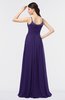 ColsBM Abril Royal Purple Classic Spaghetti Sleeveless Zip up Floor Length Appliques Bridesmaid Dresses