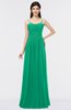 ColsBM Abril Sea Green Classic Spaghetti Sleeveless Zip up Floor Length Appliques Bridesmaid Dresses