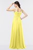 ColsBM Abril Yellow Iris Classic Spaghetti Sleeveless Zip up Floor Length Appliques Bridesmaid Dresses