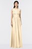 ColsBM Beverly Apricot Gelato Gorgeous Scoop Sleeveless Zip up Floor Length Lace Bridesmaid Dresses