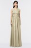 ColsBM Beverly Candied Ginger Gorgeous Scoop Sleeveless Zip up Floor Length Lace Bridesmaid Dresses