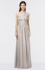 ColsBM Beverly Mushroom Gorgeous Scoop Sleeveless Zip up Floor Length Lace Bridesmaid Dresses