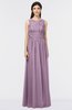 ColsBM Beverly Valerian Gorgeous Scoop Sleeveless Zip up Floor Length Lace Bridesmaid Dresses
