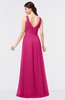 ColsBM Jimena Beetroot Purple Simple A-line V-neck Sleeveless Ruching Bridesmaid Dresses