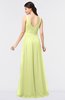 ColsBM Jimena Lime Sherbet Simple A-line V-neck Sleeveless Ruching Bridesmaid Dresses