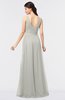 ColsBM Jimena Platinum Simple A-line V-neck Sleeveless Ruching Bridesmaid Dresses