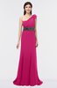 ColsBM Aranza Beetroot Purple Elegant A-line Sleeveless Zip up Sweep Train Bridesmaid Dresses