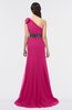 ColsBM Aranza Beetroot Purple Elegant A-line Sleeveless Zip up Sweep Train Bridesmaid Dresses