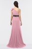 ColsBM Aranza Light Coral Elegant A-line Sleeveless Zip up Sweep Train Bridesmaid Dresses