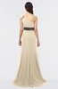 ColsBM Aranza Novelle Peach Elegant A-line Sleeveless Zip up Sweep Train Bridesmaid Dresses