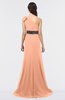 ColsBM Aranza Salmon Elegant A-line Sleeveless Zip up Sweep Train Bridesmaid Dresses