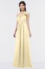 ColsBM Tiffany Cornhusk Elegant A-line Asymmetric Neckline Floor Length Flower Bridesmaid Dresses