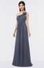 ColsBM Tiffany Nightshadow Blue Elegant A-line Asymmetric Neckline Floor Length Flower Bridesmaid Dresses
