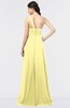 ColsBM Tiffany Pastel Yellow Elegant A-line Asymmetric Neckline Floor Length Flower Bridesmaid Dresses