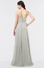 ColsBM Tiffany Platinum Elegant A-line Asymmetric Neckline Floor Length Flower Bridesmaid Dresses