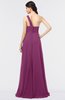 ColsBM Tiffany Raspberry Elegant A-line Asymmetric Neckline Floor Length Flower Bridesmaid Dresses