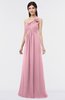 ColsBM Tiffany Rosebloom Elegant A-line Asymmetric Neckline Floor Length Flower Bridesmaid Dresses
