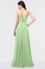 ColsBM Tiffany Sage Green Elegant A-line Asymmetric Neckline Floor Length Flower Bridesmaid Dresses
