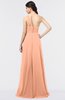 ColsBM Tiffany Salmon Elegant A-line Asymmetric Neckline Floor Length Flower Bridesmaid Dresses