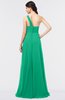 ColsBM Tiffany Sea Green Elegant A-line Asymmetric Neckline Floor Length Flower Bridesmaid Dresses