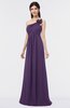 ColsBM Tiffany Violet Elegant A-line Asymmetric Neckline Floor Length Flower Bridesmaid Dresses
