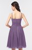 ColsBM Alisha Chinese Violet Sexy A-line Sleeveless Zip up Knee Length Ruching Bridesmaid Dresses