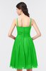 ColsBM Alisha Classic Green Sexy A-line Sleeveless Zip up Knee Length Ruching Bridesmaid Dresses
