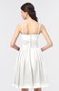 ColsBM Alisha Cloud White Sexy A-line Sleeveless Zip up Knee Length Ruching Bridesmaid Dresses