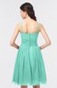 ColsBM Alisha Mint Green Sexy A-line Sleeveless Zip up Knee Length Ruching Bridesmaid Dresses