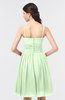 ColsBM Alisha Pale Green Sexy A-line Sleeveless Zip up Knee Length Ruching Bridesmaid Dresses
