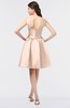 ColsBM Leila Almost Apricot Mature A-line Scoop Sleeveless Ruching Bridesmaid Dresses