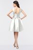ColsBM Leila Cloud White Mature A-line Scoop Sleeveless Ruching Bridesmaid Dresses