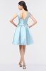 ColsBM Leila Ice Blue Mature A-line Scoop Sleeveless Ruching Bridesmaid Dresses
