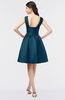 ColsBM Leila Moroccan Blue Mature A-line Scoop Sleeveless Ruching Bridesmaid Dresses