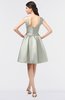 ColsBM Leila Platinum Mature A-line Scoop Sleeveless Ruching Bridesmaid Dresses