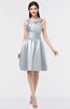 ColsBM Leila Silver Mature A-line Scoop Sleeveless Ruching Bridesmaid Dresses